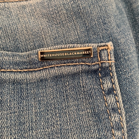 WHBM High Rise Slim Ankle Jeans - Picture 3 of 6